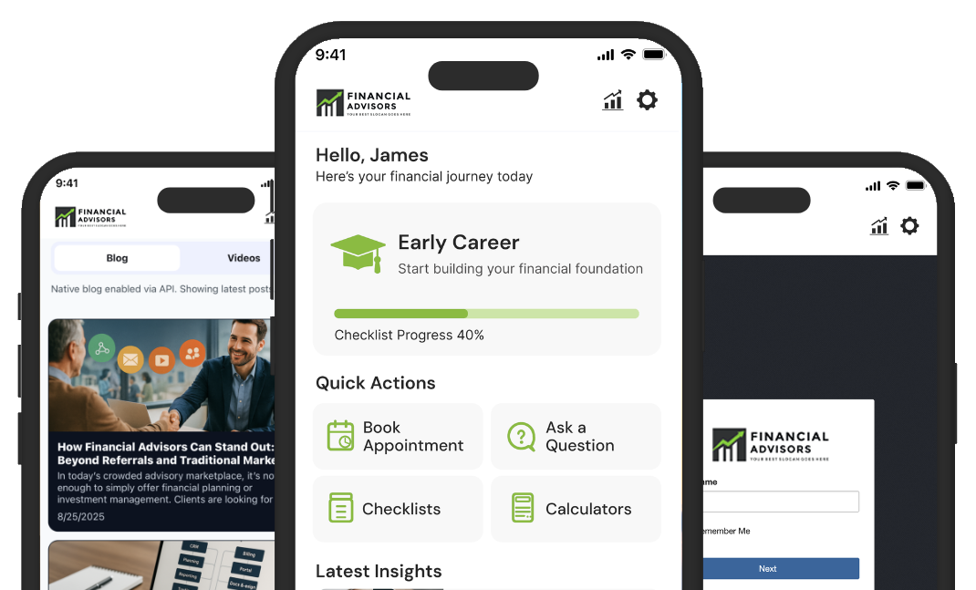 Advisor AppLab mobile preview